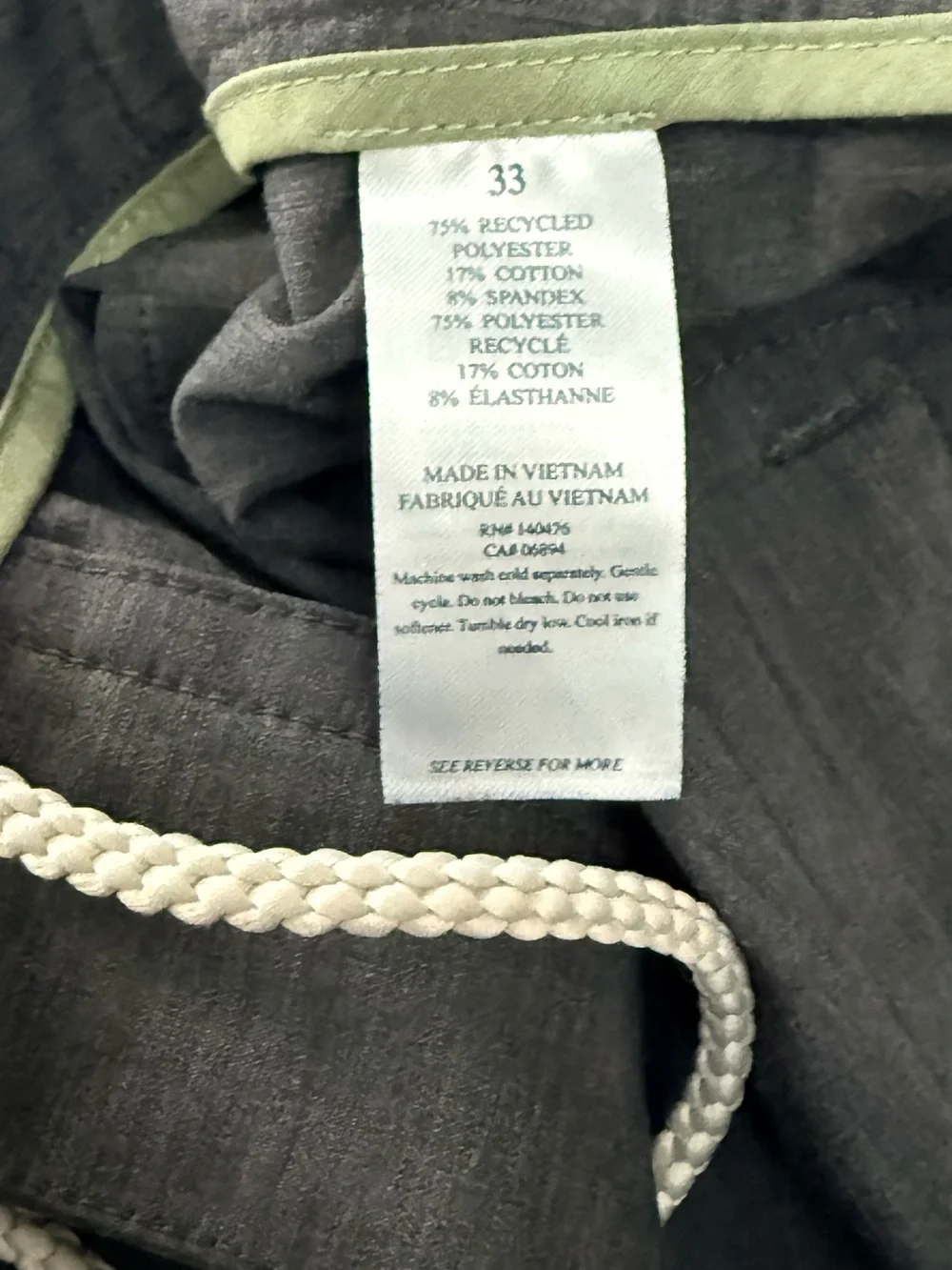Faherty | All Day Shorts | Charcoal | Waist 33” Inseam 8”